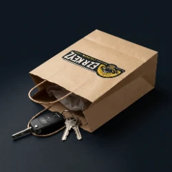 Camarillo Premium Outlets shopping bag with a key fob - 160-store outlet lockout