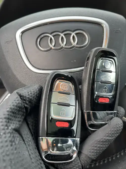 Audi Flip Key On Suv Driver Seat Bolster - EZ Car Keyz Winter Gardens, Lakeside