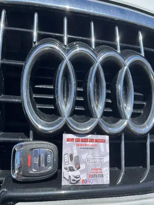 Audi Flip Key On Suv Steering Wheel - EZ Car Keyz Ellwood, Goleta