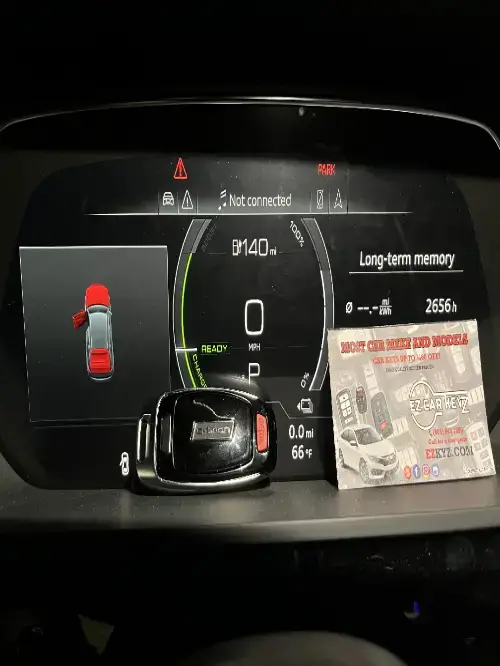 Audi Key Fob On Sedan Gear Shift Area - EZ Car Keyz Lang Ranch, Thousand Oaks