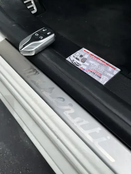 Audi Push To Start Key Near Sedan Door Panel - EZ Car Keyz Otay Ranch, Chula Vista