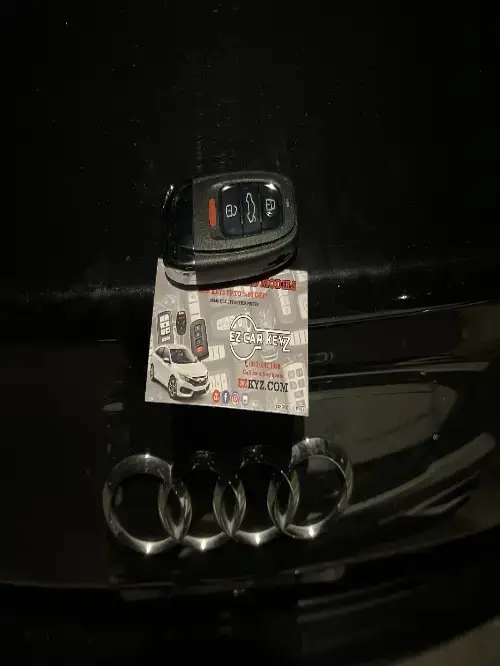Audi Smart Key Fob In Sedan Cup Holder - EZ Car Keyz Sea Air, Oxnard