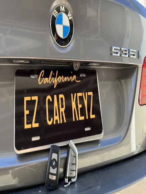 Bmw 535 Just Made Flip Key On Truck Cup Holder - EZ Car Keyz CSUSM Area, San Marcos