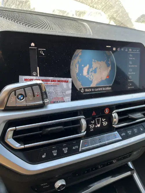 Bmw Just Programmed Transponder Key On Truck Steering Wheel - EZ Car Keyz West Santee, Santee