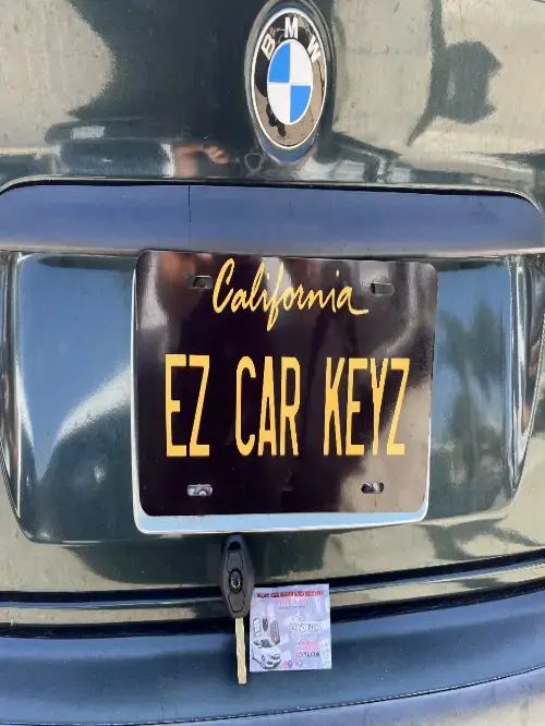 Bmw Key Fob On Family Car Dashboard - EZ Car Keyz Matilija, Ojai