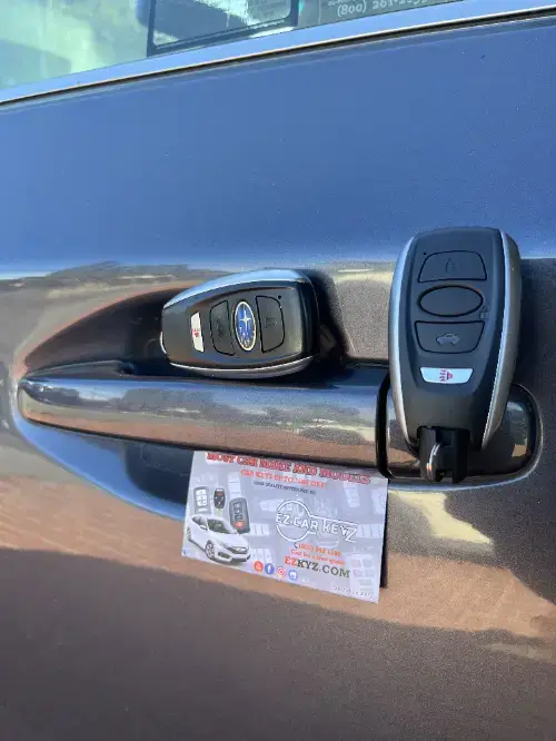 Bmw Key Fob On Luxury Suv Center Console - EZ Car Keyz West Santee, Santee