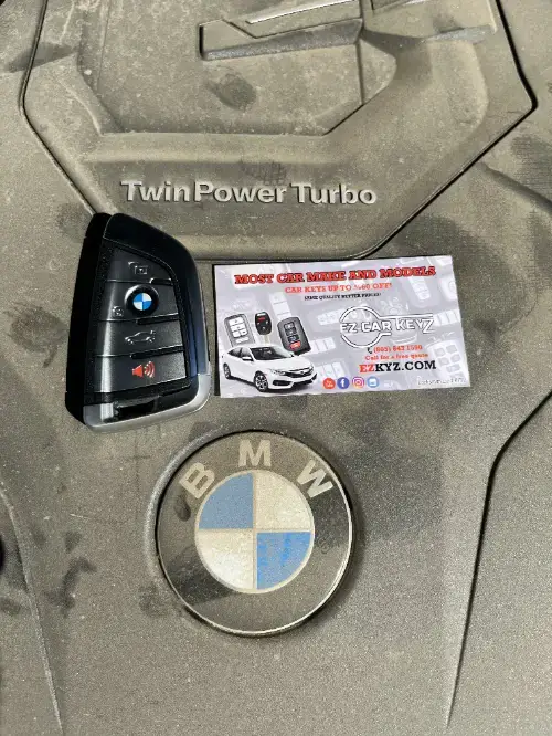 Bmw Smart Key Replacement On Sports Car Dashboard - EZ Car Keyz West Santee, Santee