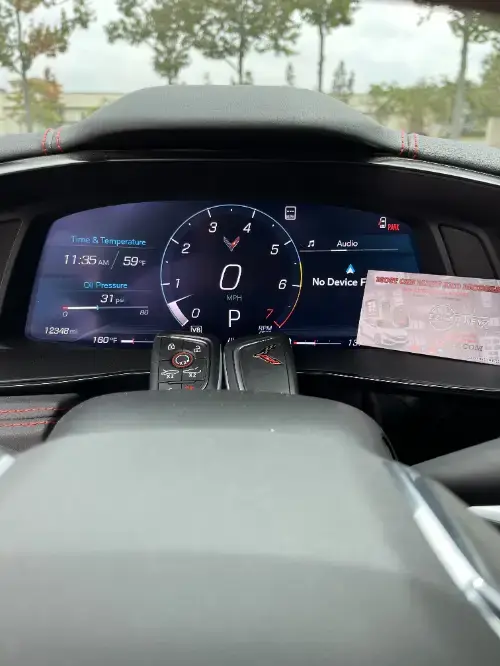 Chevrolet Corvette Transponder Key On Family Car Steering Wheel - EZ Car Keyz Meiners Oaks, Ojai