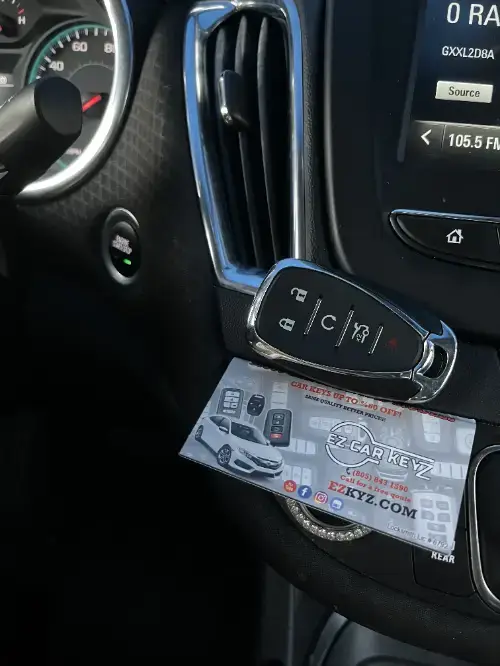 Chevrolet Malibu Transponder Key On Suv Dashboard - EZ Car Keyz Mountclef Ridge, Simi Valley