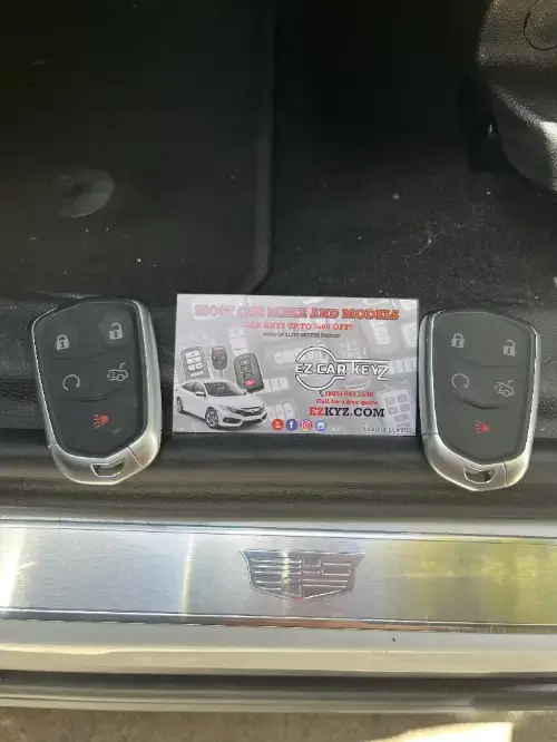 Chevrolet Push To Start Key Near Sports Car Gear Shift Console - EZ Car Keyz Concha Loma, Carpinteria