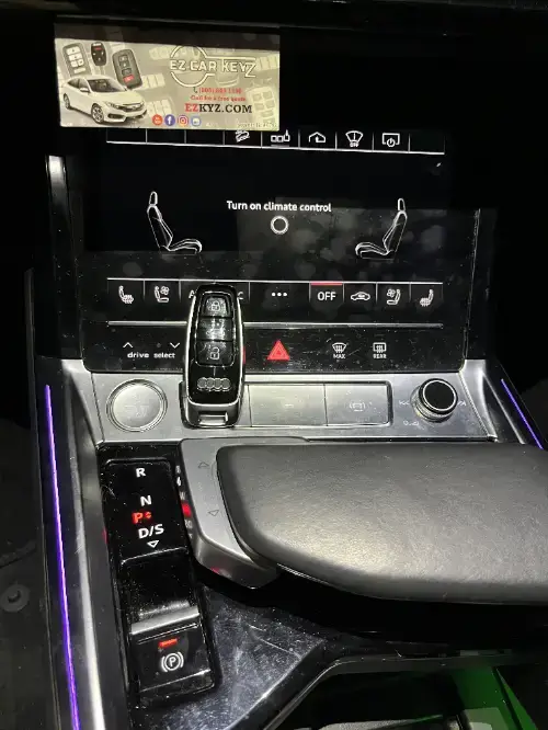 Ferrari Programmed Remote Head Key On Compact Car Seat - EZ Car Keyz Lang Ranch, Thousand Oaks