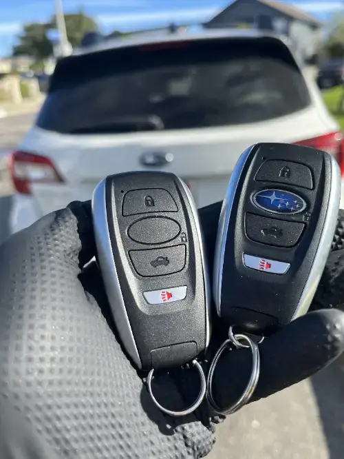 Hyundai Flip Key On Sedan Steering Wheel - EZ Car Keyz 4S Ranch, Rancho Bernardo