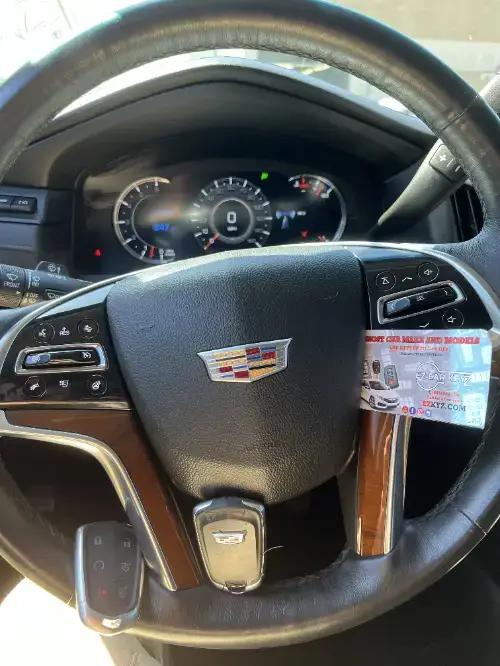 Lexus Fsport Transponder Key On Family Car Steering Wheel - EZ Car Keyz Border Area, San Ysidro