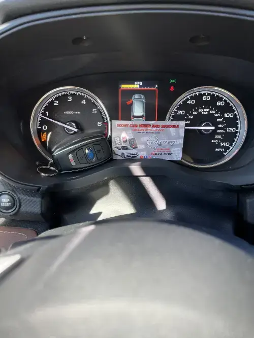 Lexus Key Fob On Luxury Car Door Panel - EZ Car Keyz Carmel Valley, Del Mar