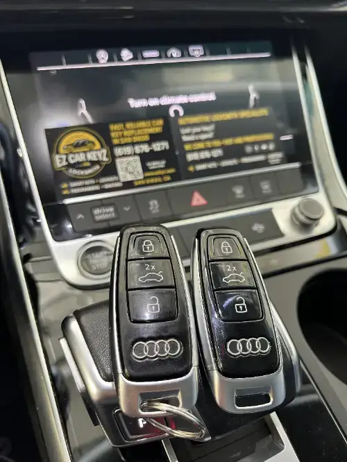 Mercedes Flip Key On Compact Suv Armrest Panel - EZ Car Keyz Westside, Santa Barbara