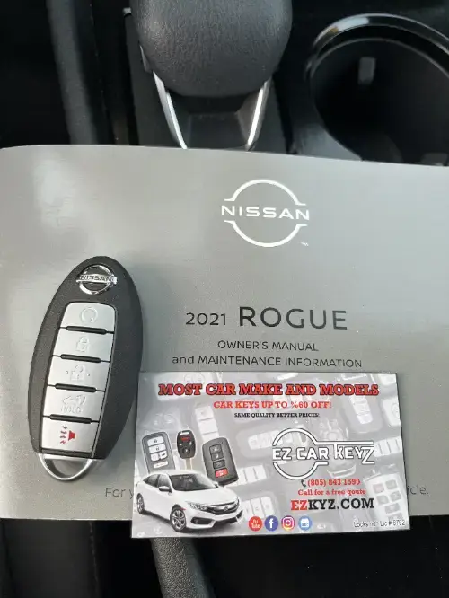 Nissan Rogue Flip Key On Luxury Suv Center Console - EZ Car Keyz Meiners Oaks, Ojai