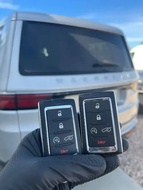Pontiac Remote Head Key On Truck Dashboard - EZ Car Keyz Ellwood, Goleta