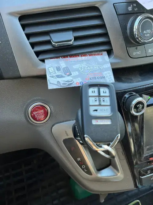 Toyota Smart Key Fob In Truck Cup Holder After Job - EZ Car Keyz Carpinteria State Beach, Carpinteria