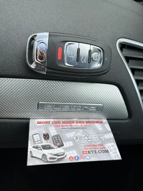 Volkswagen Flip Key Replacement On Suv Center Console Area - EZ Car Keyz Ormond Beach, Oxnard