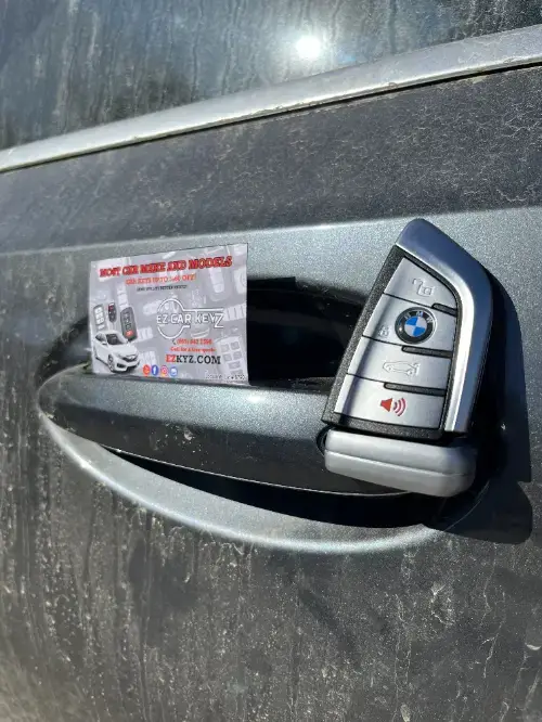 Volkswagen Freshly Made Flip Key On Compact Car Gear Shift - EZ Car Keyz West Santee, Santee