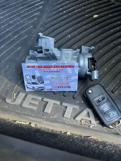 Volkswagen Push To Start Key On Truck Center Console - EZ Car Keyz Peutz Valley, Alpine