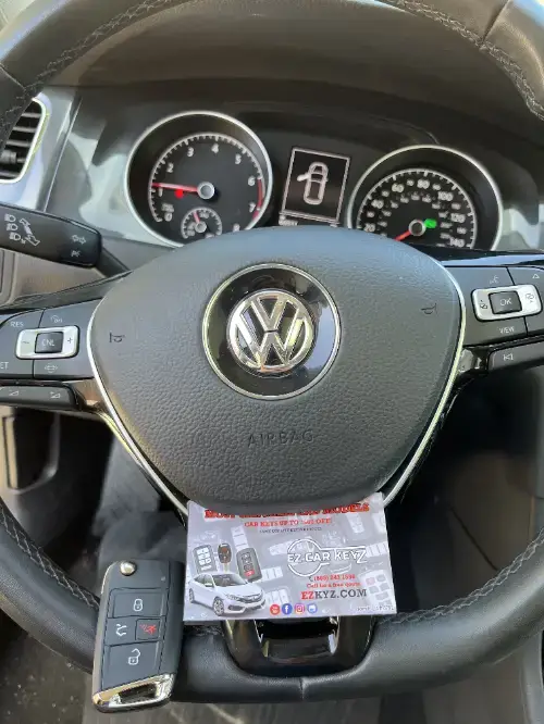 Volkswagen Transponder Key On Truck Driver Seat - EZ Car Keyz Matilija, Ojai
