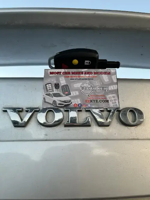 Volvo Key Fob On Family Car Armrest - EZ Car Keyz Oak View, Ojai