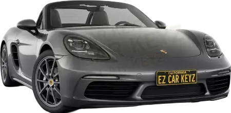 2022 Porsche 718 Boxster key replacement in Downtown El Cajon, El Cajon