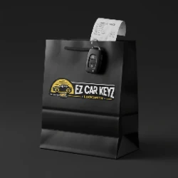 Shopping bag and car key - Encinitas Village and Lumberyard Highway 101 shopping lockout