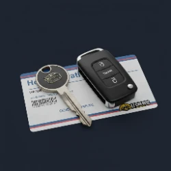 Car key with a hospital form - Palomar Medical Center Escondido round-the-clock lockout calls