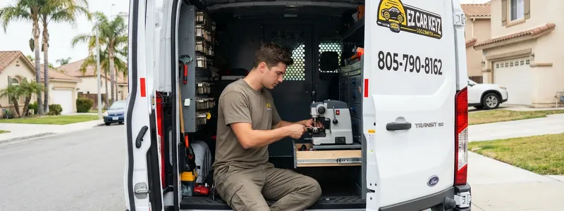 EZ Car Keyz locksmith equipment and tools in Ojai