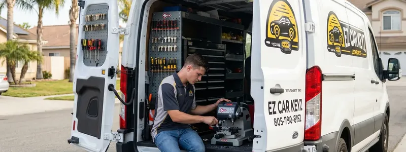 EZ Car Keyz locksmith equipment and tools in Rancho Santa Fe
