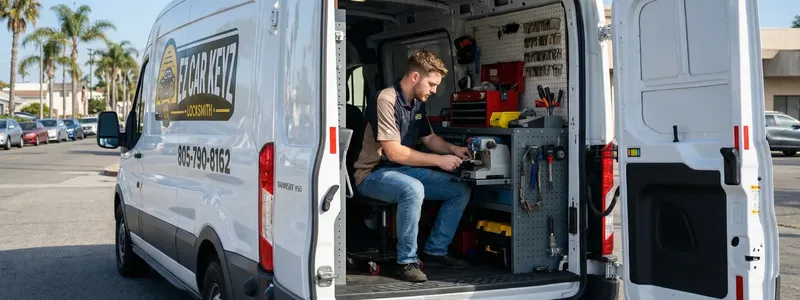 EZ Car Keyz locksmith equipment and tools in Solana Beach