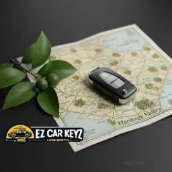 Heritage Valley coverage map with a car key - Fillmore and Highway 126 corridor response