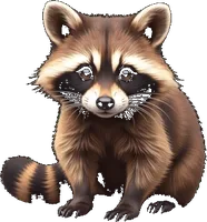EZ Car Keyz raccoon mascot