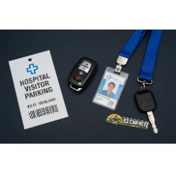 Hospital parking permit with a car key - Sharp Grossmont Hospital lockout call in La Mesa