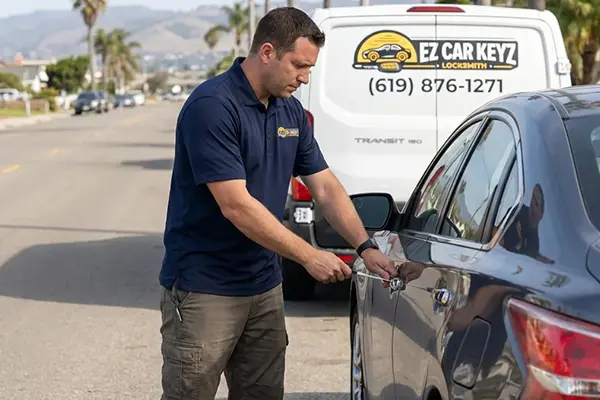 EZ Car Keyz mobile locksmith car lockout service in San Diego