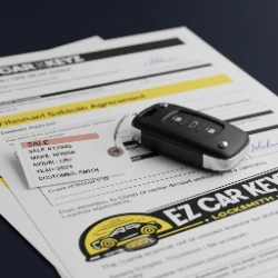 Flip key on a dealer agreement - National City Blvd Mile of Cars dealer strip