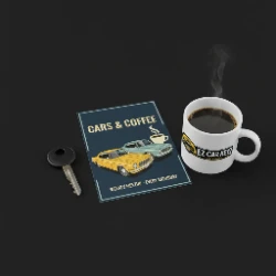 Car key at Cars and Coffee - Escondido Kit Carson Park and Del Mar Goodguys regional events