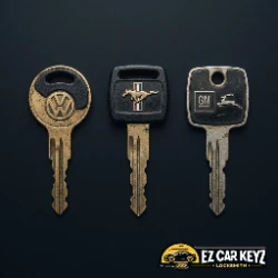 Vintage VW, Mustang, and Impala keys - Oxnard car show collection