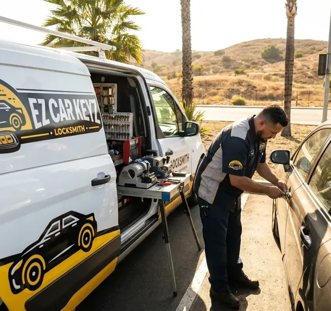 EZ Car Keyz on-site lockout at Mission Trails in Santee