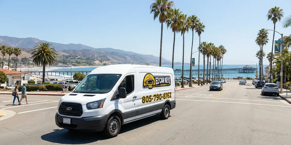 EZ Car Keyz mobile locksmith service van in Moorpark