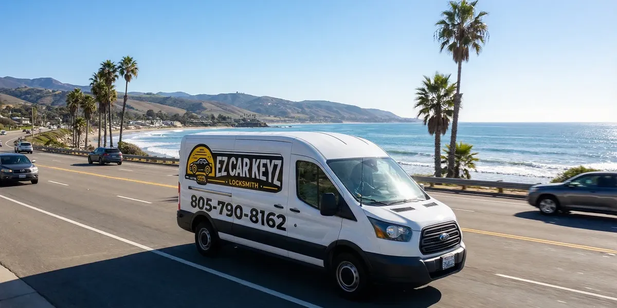 EZ Car Keyz mobile locksmith service van in Oak Park