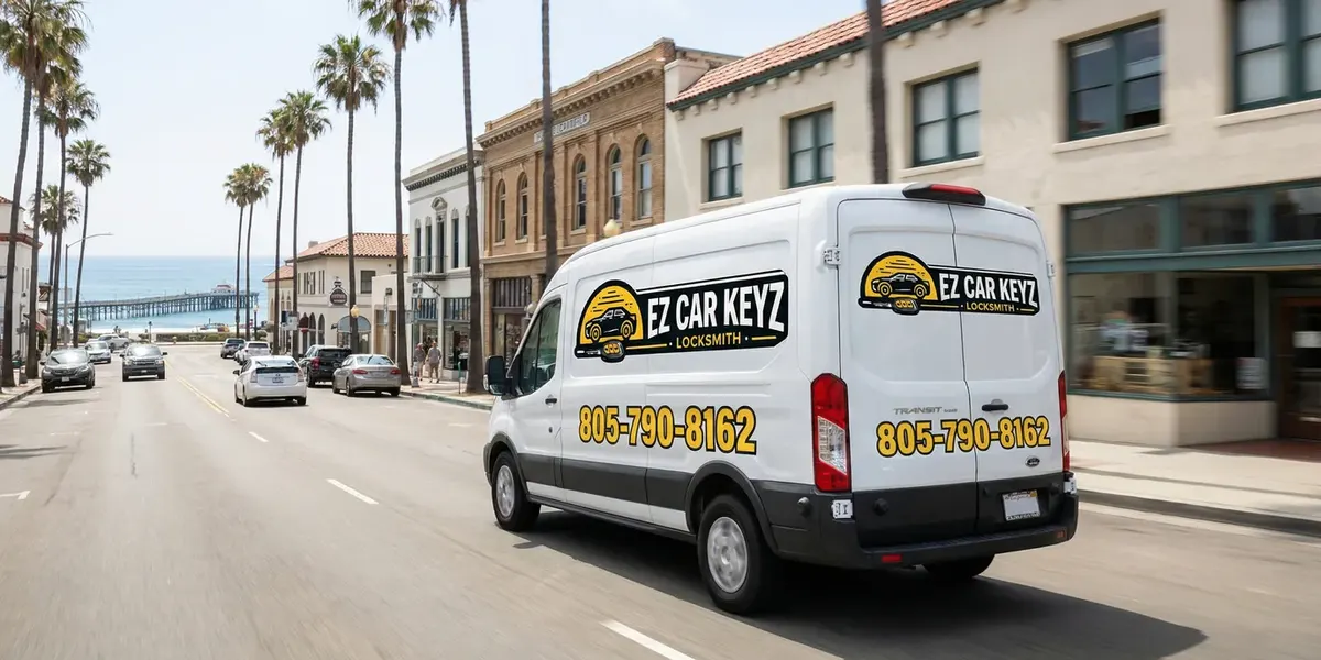 EZ Car Keyz mobile locksmith service van in Santa Paula