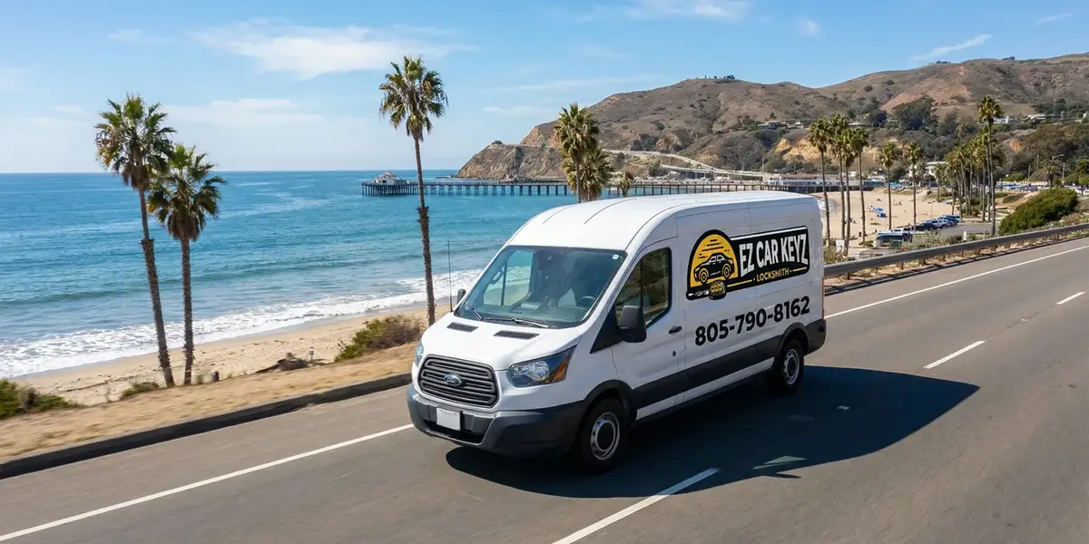 EZ Car Keyz mobile locksmith service van in Simi Valley