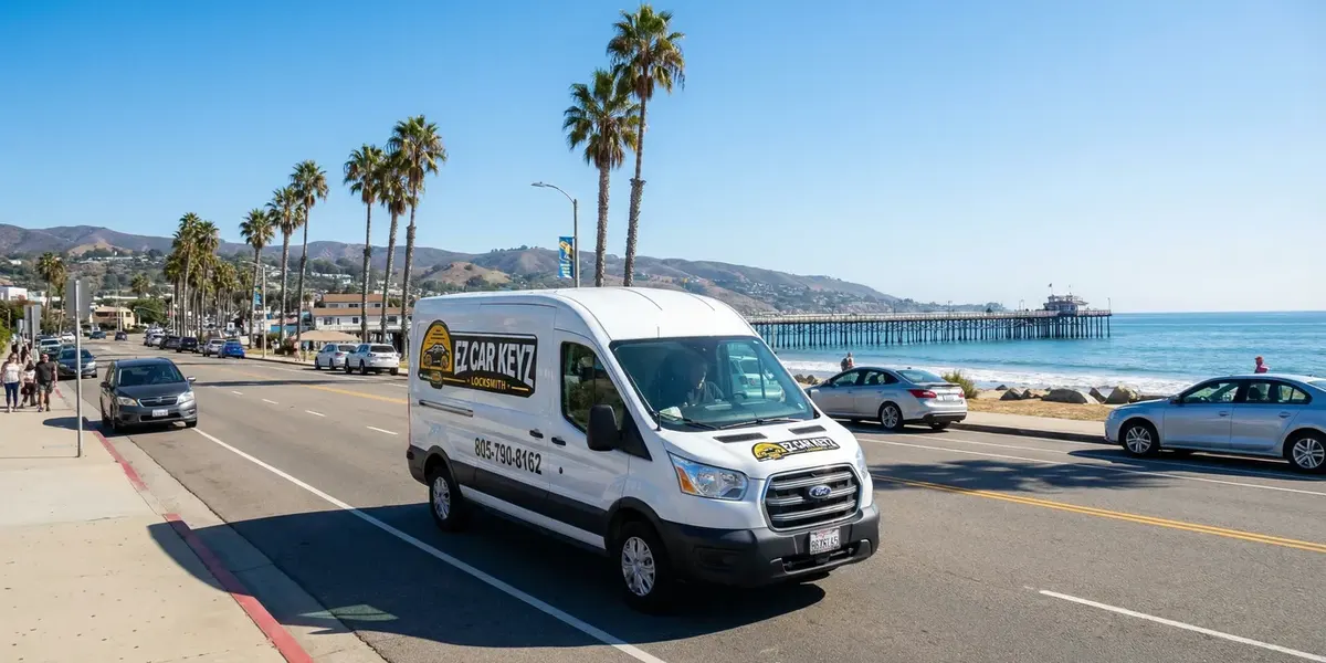 EZ Car Keyz mobile locksmith service van in Thousand Oaks