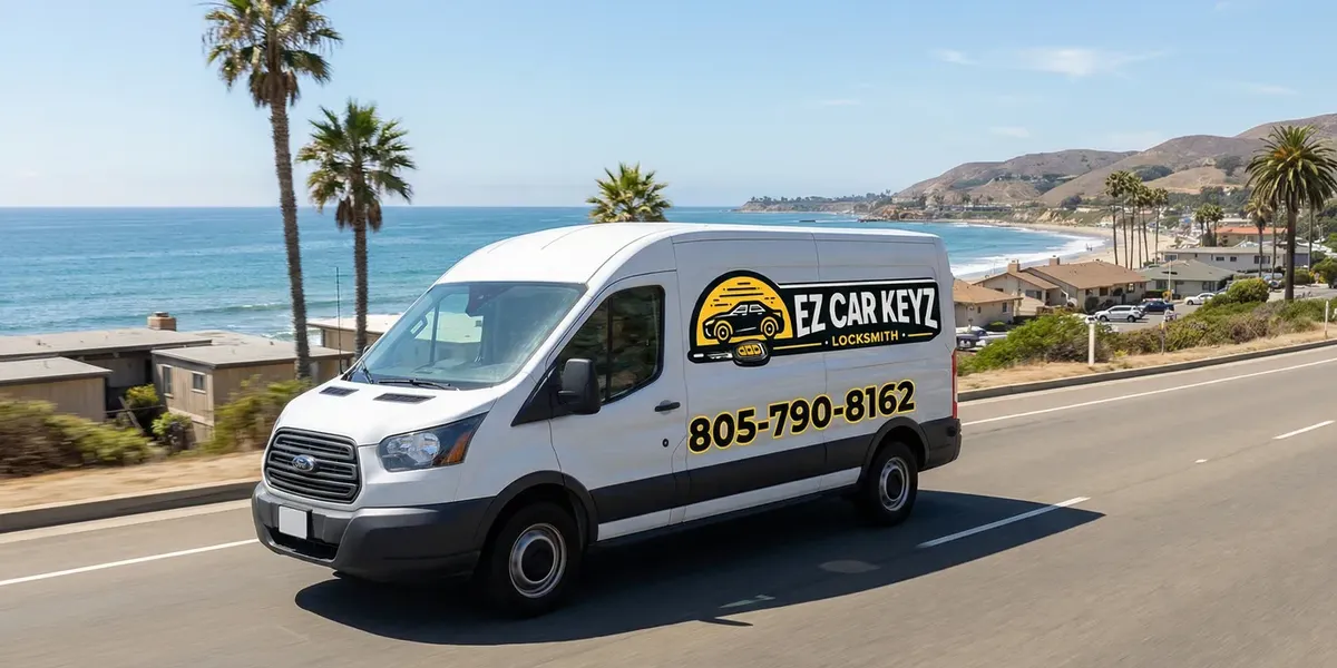 EZ Car Keyz mobile locksmith service van in Ventura