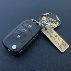 Hiking trail keychain - Rocky Peak and Corriganville hiker lockout in Simi Valley