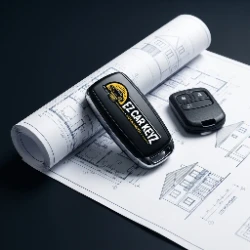 Gated estate key programming in a Thousand Oaks luxury community driveway