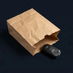 The Oaks Mall lockout - shopping bag and car key in the Conejo Valley
